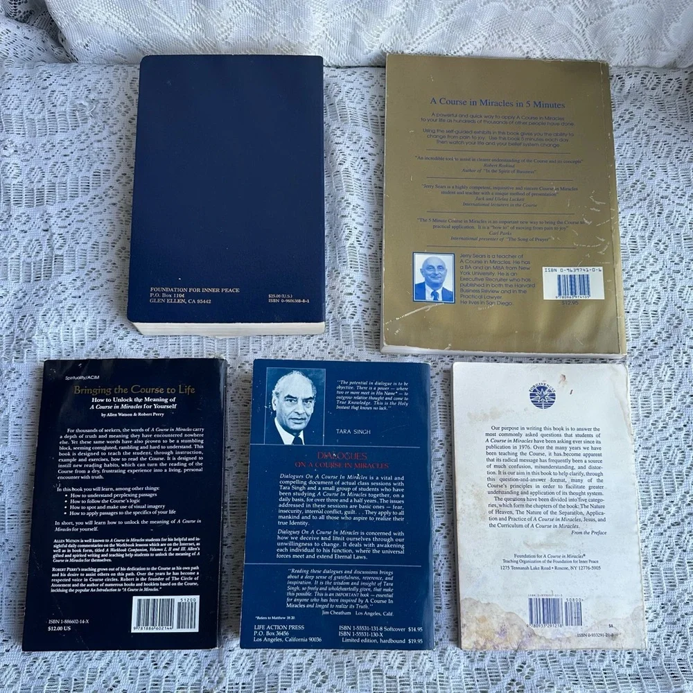 Five (5) Course In Miracles Books - Picture 2 of 10